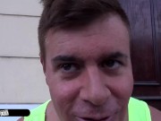 Naughty Ally Breelsen Teases Dean Van Damme’s Massive Dick!