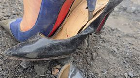 Louboutin Pigalles Get Scraped, Stomped, Kicked and Shredded