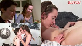 Ersties - Nach dem gemeinsamen Kochen genie�en Effie und Birgit ein s��es Dessert