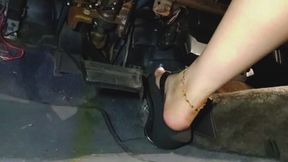 Platform Wedge Flipflop Crank & Drive (Bottom Rear View Only)