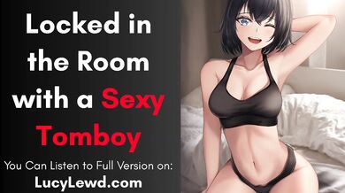Locked in the room with a furious tomboy audio fuck hard rough moaning