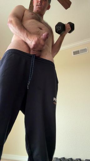 Duke Silver Likes to Work Out and Get Sexy at the Same Time