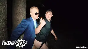 Horny Guy Jakob De Lung Gets Drilled In The Woods By Tom Bacan's Big Cock -Twink