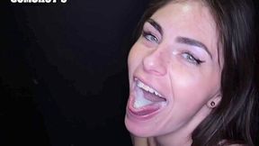 You Dirty Chick! Playing With Cum Like That!