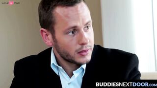 BuddiesNextDoor.com - Sexy Cole and muscular Brenner take their intense fuck session