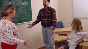 Liv Student & Her Teacher Get Spanked in Sex Ed Class
