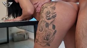 Pt2 - I caught my hot neighbor in her kitchen