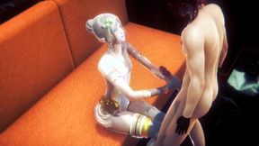 Yaoi Femboy - Allan Handjob and Bareback in the Floor