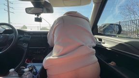 Yummy Jimmy and Slutty Kitty Get Horny in the Car and Start to Fuck