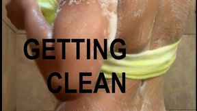 Getting Clean - Loni Legend makes it hot and steamy in this shower POV