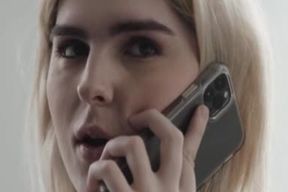 slender ash-blonde Transsexual Ella Hollywood Transsexual bum Juggles On Dantes Bigcock