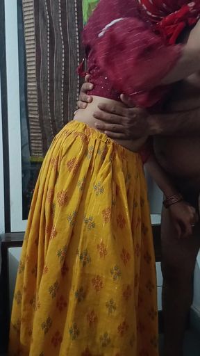 Tharki father-in-law gave video to his daughter-in-law from behind