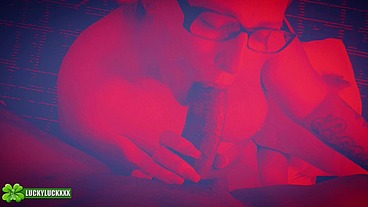 Lucky Gurl Brynn - Red Light Special POV Blowjob