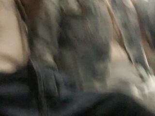 Public flash rod on bus and unknown gal craves to touch