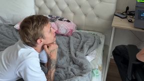 He Interrupted My Work to Ask for Cock - I Fucked Him in the Ass and Throat and Came