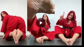 Dojo Domination: Foot Worship With a Bratty Twist