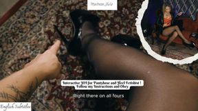 Interactive JOI for Pantyhose and Heels Fetishist ! Follow my Instructions and Obey - Mistress Julia