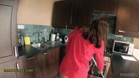 Annoying step bro makes Stepsis Christmas fair deal she can not refuse - Juicy booty Latina rimming