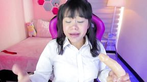 Lila Jordan disappears a dildo, vore, giantess