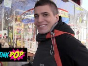Twink Pop - They Ride A Ferris Wheel Then He Starts Stroking His Dick Once They Are On Top
