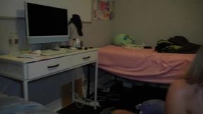 College Cuties Clash While Pleasing a Frat Guy!