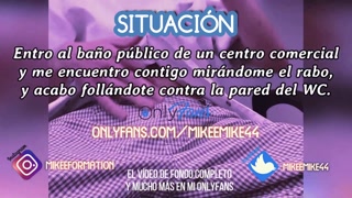 EROTIC AUDIO FOR BOTTOMS, IN A PUBLIC RESTROOM