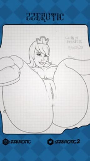 The Princess showing her ass and pussy 🩷 - ZZEROTIC