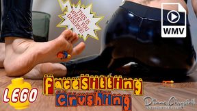 Facesitting and crushing lego-figures WMV