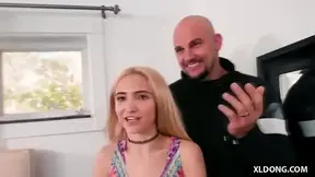 Kinky young takes huge dick in deepthroat fellatio