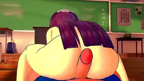 Fern Teases Teammate with Hot 3D Blowie in Tight Sportswear