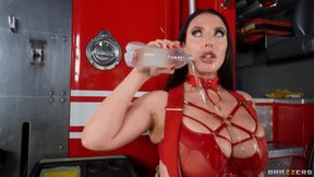 Firefighter Angela&#039;s White Hot Squirting Fuckfest Angela White Brazzers