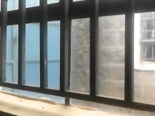 WICKED BBC MASTURBATING THROUGHOUT THE WINDOW