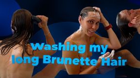 Sexy Brunette Hair Wash! (HD)