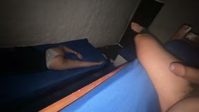 Masturbating while my stepsister touches herself