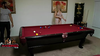 Fitness Fake Tits Hotwife Cucks Hubby in Front of BBC Strippers Taking Turns Giving Her Creampies