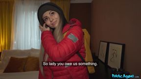 Public Agent - Big Tits Thicc Dominno Gets Fucked in Hotel Room