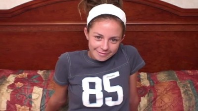 Young Babe with Dreadlocks Takes on Her First X-Rated Adventure