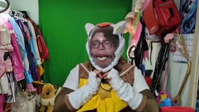 PVC Sailor Eevee Assorted Breathplay, Gags and Inflatable Tail