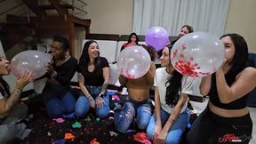 9 BEAUTIFUL GIRLS HAVING A BALLOON PARTY - New GIRL SASHA - CLIP 6 - NEW KC JUNE 2025