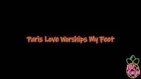 Paris Love Worships My Feet