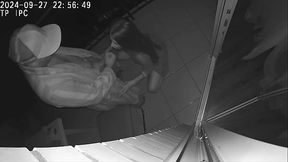 Real cheating! Wife and friend fuck in a hotel on the balcony.Taboo sex