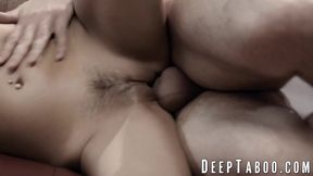 Natural tits Gianna sucking dick like a pro