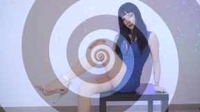 Blue Dress and Blue Balls - Mesmerize - Inhale - Aroma - Spiral Induction - Brunette - Financial Domination - Findom