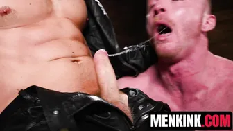 Brody Fox submits to electro dom Johnny Donovan in hardcore BDSM session