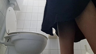 TABOO PAYBACK: Nicoletta and the Holy Card in the Toilet slow motion video