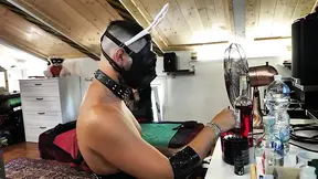 Miss Kika's slutty strap-on slave gets punished