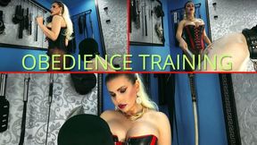 Obedience training and Goddess Worship: Mistress Lexy Noir trains an entitled man