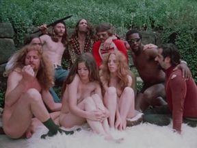Hot hippie group sex