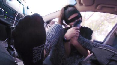 Cum Soaks Ava Brooke Ankle Socks Sweaty Feet Soles Car Sex POV