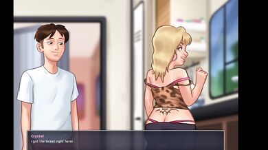 Summertime Saga Eve big tits big cock cum in my pussy